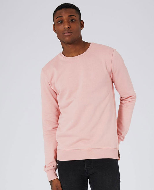 Men Pink High Quality Sweatshirt