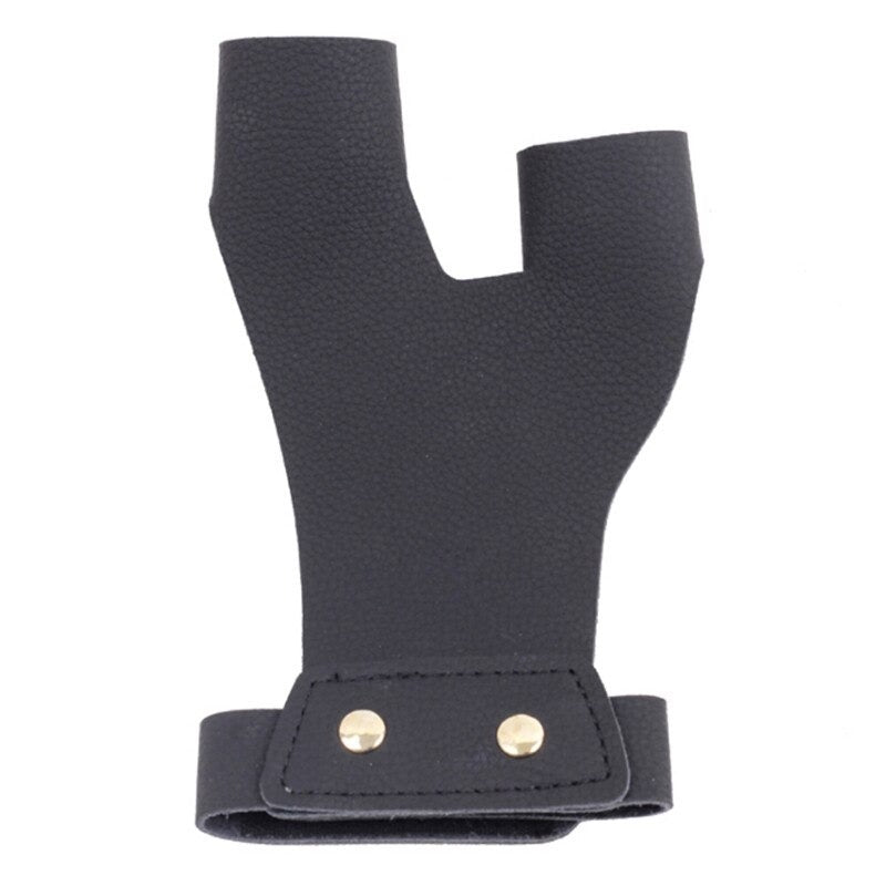 Archers hand protection - Archery hand guard leather finger protector