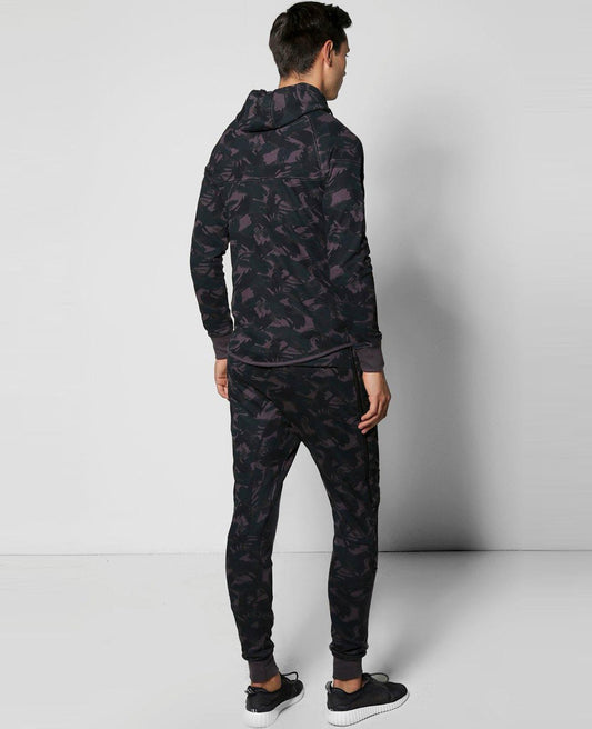 New Skinny Fit Camo Hooded Tracksuit