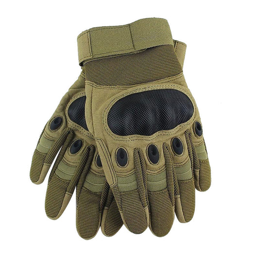 Outdoor Hunting Gloves Paintball Airsoft Shooting Police Carbon Knuckle Army Military Full Finger Moto Bicycle Bicycle Mittens